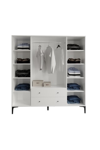 Trio White Xl Genç Odası %100mdf Beyaz