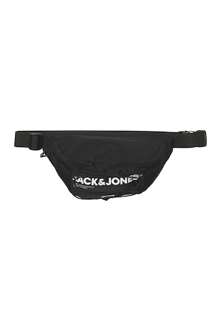 Jack & Jones Erkek Logo Baskili Fermuarli Çanta - Zitrus 12263790 Black Kahverengi