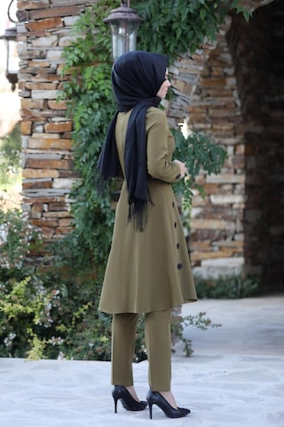 İbrahim Burak Etiler Collection Pileli Takım Elbise Mc0035 Haki