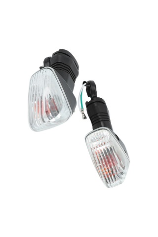 Xiyyadms Kawasakı Zx-6r İçin Dayanıklı Abs Sinyal Lambası Siyah-beyaz, 2 Adet - Kolay Kurulum, Enerji Tasarruflu, Motorcycle Dıy Değiştirme Parçası