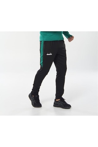 Diadora Ritim Erkek Likralı Siyah-Yeşil Eşofman Altı (524718539) Yeşil