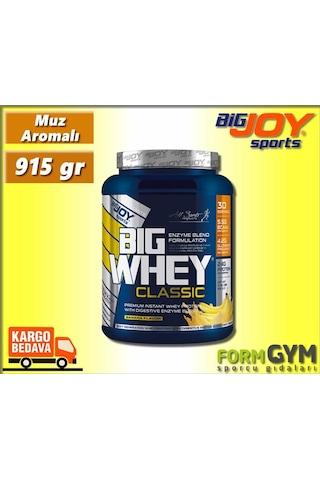 Bigjoy Bigwhey Classic Whey Protein Tozu Muz 915 Gr 30 Servis