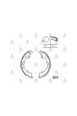 Toyota Hilux 2006-2011 Fren Balatası Arka 4x2 04495-0k060