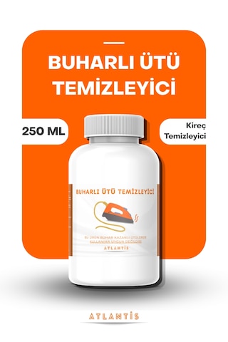Buharlı Ütü Temizleyici Kireç Çözücü 250 Ml