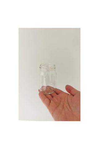 Şeffaf Cam Kavanoz Seti, 6 Adet Metal Kapaklı 190 Ml 2.8 L