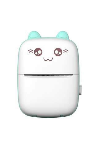 Cbtx Etiket Taşınabilir Termal Fotoğraf Yazıcısı Öğrenci Mini Yazıcı Mavi