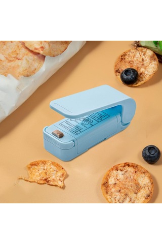 Homyl Çanta Mühürleyen Manuel Taşınabilir Isı Mavi Mavi