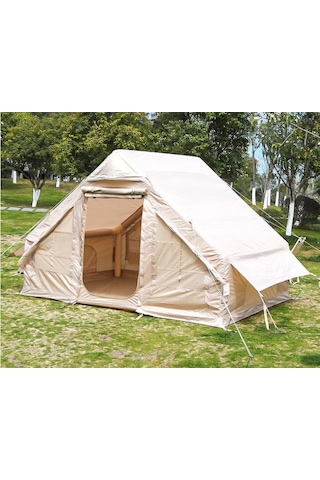 Şişme Kamp Çadırı 4-6 Kişilik 300 210 190 Cm Bej