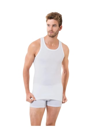 Saran Erkek %100 Pamuk Rambo Sporcu Atlet 3010 - 3 Adet Beyaz