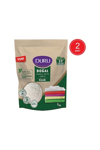 Duru Granül Matik Sabun Klasik 25 Yıkama 2 x 1 KG