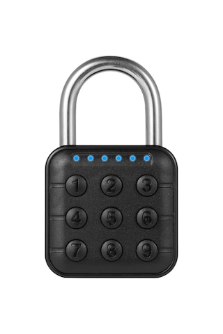 Mufunye Dolap İçin Kombinasyon Kilidi 6 Haneli Su Geçirmez Akıllı Kodlu Asma Kilit Dış Mekan Kullanımı İçin Kombinasyon Asma Kilit