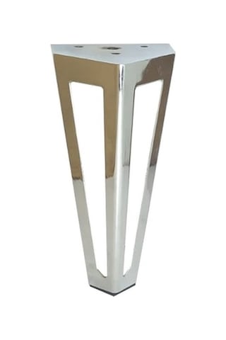 Mobaksaksesuar Neptün Dekoratif Metal Mobilya Ayak 14 Cm Krom 4 Adet
