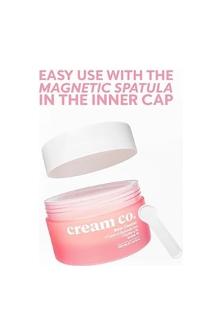 Cream Co. Yağ Bazlı Balm Yüz Makyaj Temizleyici, Aydınlatıcı Nemlendirici, Hyaluronik Asit, 100 Ml