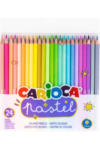 Carioca Pastel Kuru Boya 24 Renk