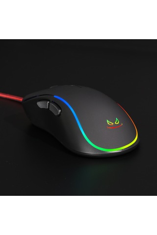 Rush RM13 RGB Aydınlatmalı 2400 DPI Gaming Oyuncu Mouse