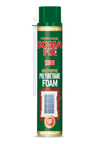 12Ad 750 ML - 850 G Somafix Poliüretan Köpük Kapı Pencere Pu