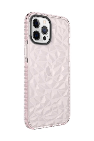 Goocamp Apple Uyumlu iPhone 12 Pro Max Buzz Kılıf-pembe Pembe