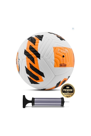 Halı Saha Futbol Topu Turuncu Dayanıklı Tpu Kaplama Pompa Hediyeli No:5 Turuncu