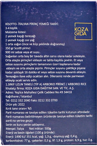 Scotti Arborio Pirinç 500 G