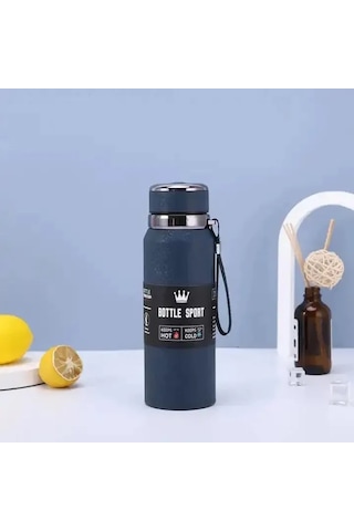 Kapris Modern Paslanmaz Çelik Termos Lacivert 1 Litre Kap-293 Lacivert