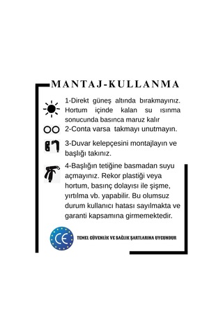 Yerli Düz Balkon Veranda Araç Yıkama Bahçe Sulama Ayarlı Lans Başlıklı Set Turuncu 5 Metre