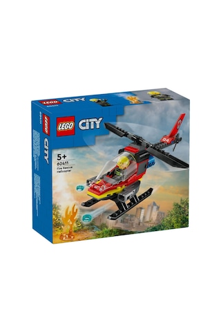 Lego City 60411 Fire Rescue Helicopter