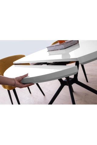 Talin Masa, Arel Sandalye, Beyaz, 120x70 Beyaz