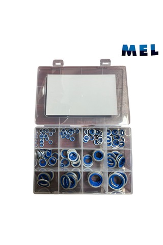 Mel 123 Parça Metrik Ölçülü Oringli Pul Seti