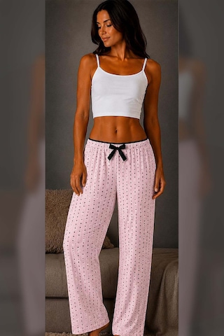Made By Me Pamuklu Modal Compact Premium Pijama Altı Pembe