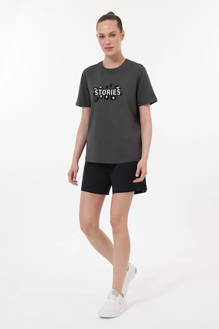 Lumberjack 6m Wl 11power 6fx Kadın Antrasit T-shirt - 102239882