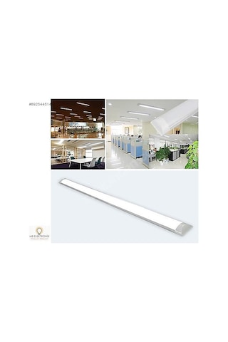 120 Cm Yatay Led Bant Armatür Led Bant Armatür 40 Watt 4 Adet Beyaz