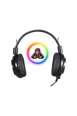 Rainwork Rgb Profesyonel Gaming Mikrofonlu Gamer Oyuncu Kulaklığı Pc Ps Xbox Işıklı Rengarenk Ct4101