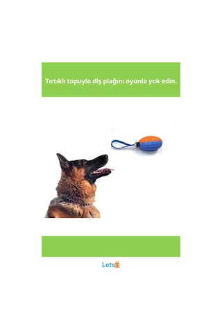 Diş Temizleyici Eğlenceli Köpek Diş Kaşıma Oyun Topu