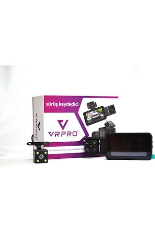 Vrpro Araç İçi Yol Kayıt 3 Kameralı 1080p Wıfi-app