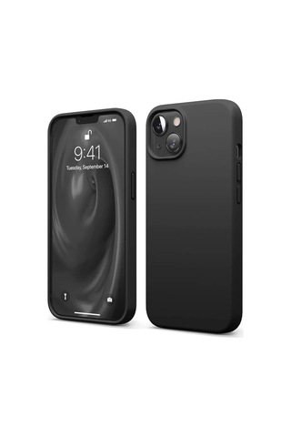 Mey İthalat Apple iPhone Uyumlu 14 Kılıf First Silikon - Siyah
