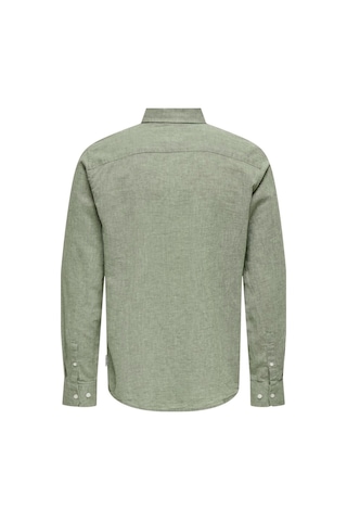 Onscaıden Lıfe Reg Ls 1 Pkt Shırt Noos Yeşil Cok Renklı