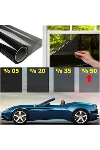 CAM FİLMİ ÇİZİLMEZ AMERİKAN AÇIK TON 50 CM X 5 METRE