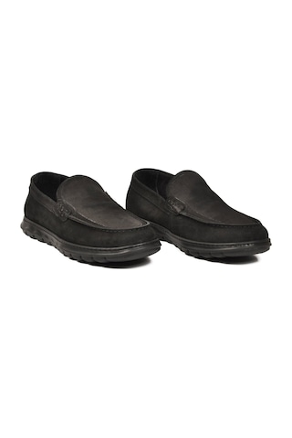 Voyager Siyah Nubuk Hakiki Deri Anatomik Hafızalı Rahat Taban Erkek Casual Ayakkabı Loafer M732 Çok Renkli