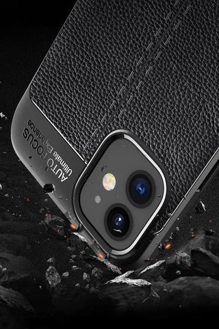 Cosmotex Newface Apple iPhone Uyumlu 12 Mini Kılıf Auto Focus Kapak - Kırmızı