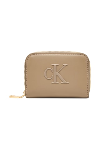Calvin Klein Bold Ck Orta Boy Fermuarlı Kadın Kahverengi Cüzdan Lv04f1154g-vfu Kahverengi