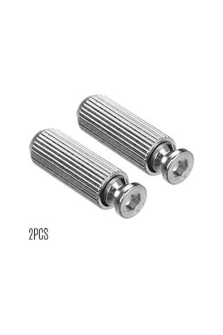 Geeroyoo Elektro Gitar Tremoço Köprüsü Torkma Vida Seti - 8mm Çaplı Gümüş Renkli 2 Adet - Köprü Tamiri Ve Değişimi İçin