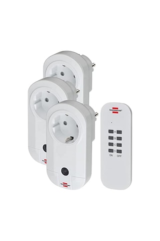 Comfort Line Uzaktan Kumandalı 3 Adet Tekli Priz