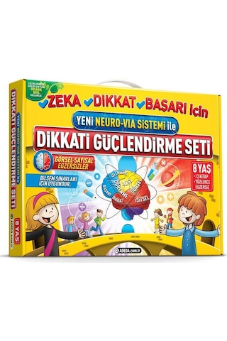Adeda Yayıncılık Dikkati Güçlendirme Seti - 8 Yaş