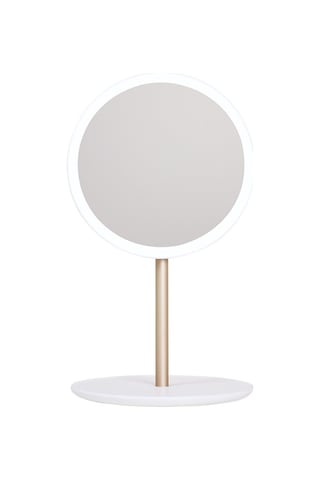 Sones Hm-02 12 Led Taşınabilir Şarjlı Manyetik Katlanır Seyahat Hafif Makyaj Aynası Kayısı