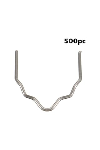 Ranyeek 500 Adet Tungsten Çelik Otomobil Tampon Tamir Kaynak Çivi, 0.6-0.8mm Dalgalı/v/w Şekli, Plastik Yıkama Onarım Aleti