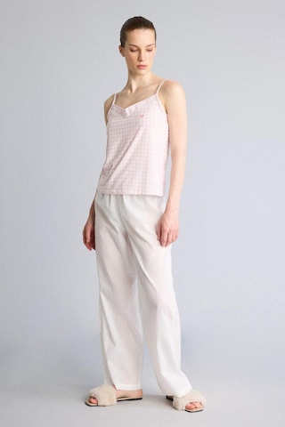 Defacto Regular Fıt Uzun Boy Gabardin Ecru Pijama Alt G4414ax26smer98 Ekru-er98