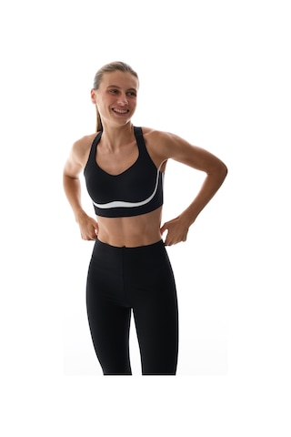 Penti Siyah Contrast Sculpt Core Sabit Pedli Spor Sütyeni