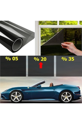 Cam Filmi Çizilmez Amerikan Orta Ton 75 Cm X 6 Metre