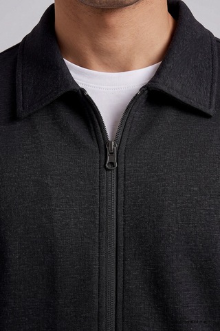 Tommy Life Siyah Rahat Form Erkek Ceket - 88494