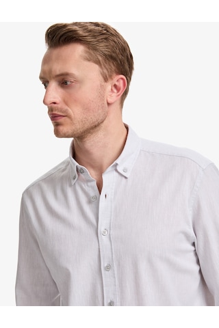 Pierre Cardin Erkek Açık Gri Gömlek Desenli 50325356-vr001